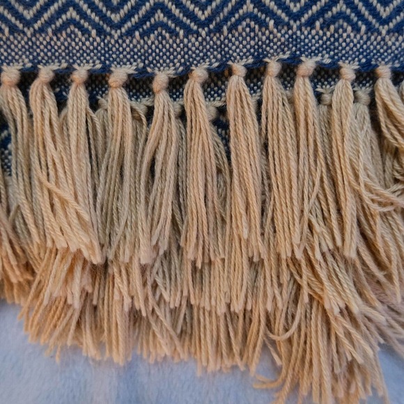 Alpaca Wool Blanket Throw Navajo Aztec Print Lightweight Tassel Cabin Couch - Picture 2 of 5